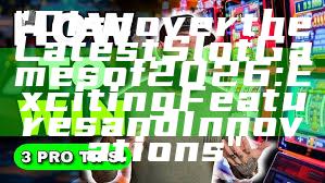 "Discover the Latest Slot Games of 2026: Exciting Features and Innovations"